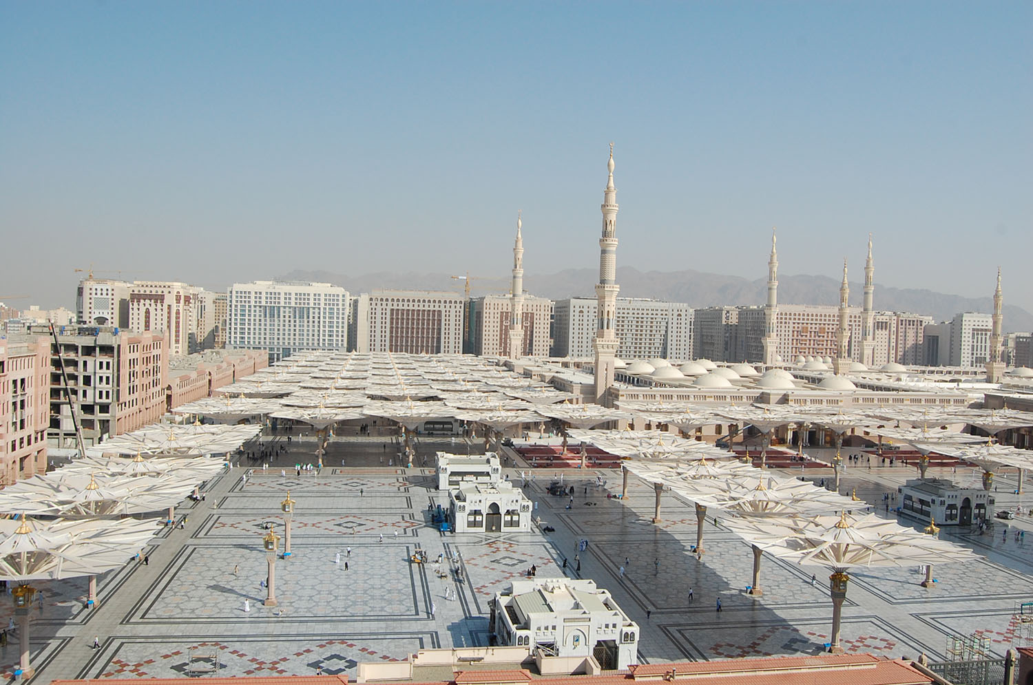 Massive five and even seven-star hotels surround the Masjid al-Nabi. The majority of pilgrims cannot afford them. Many dare not enter.